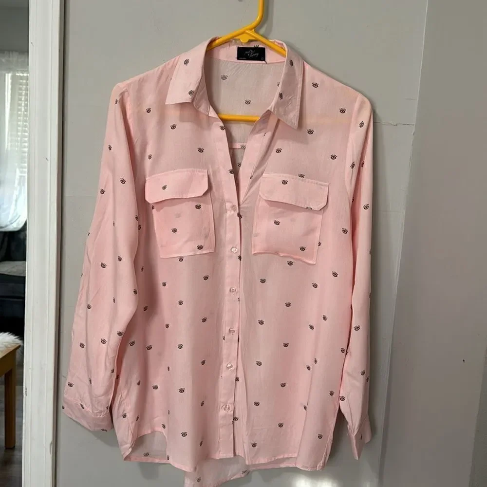 MILK & HONEY BLOUSE SIZE L - Picture 6 of 11